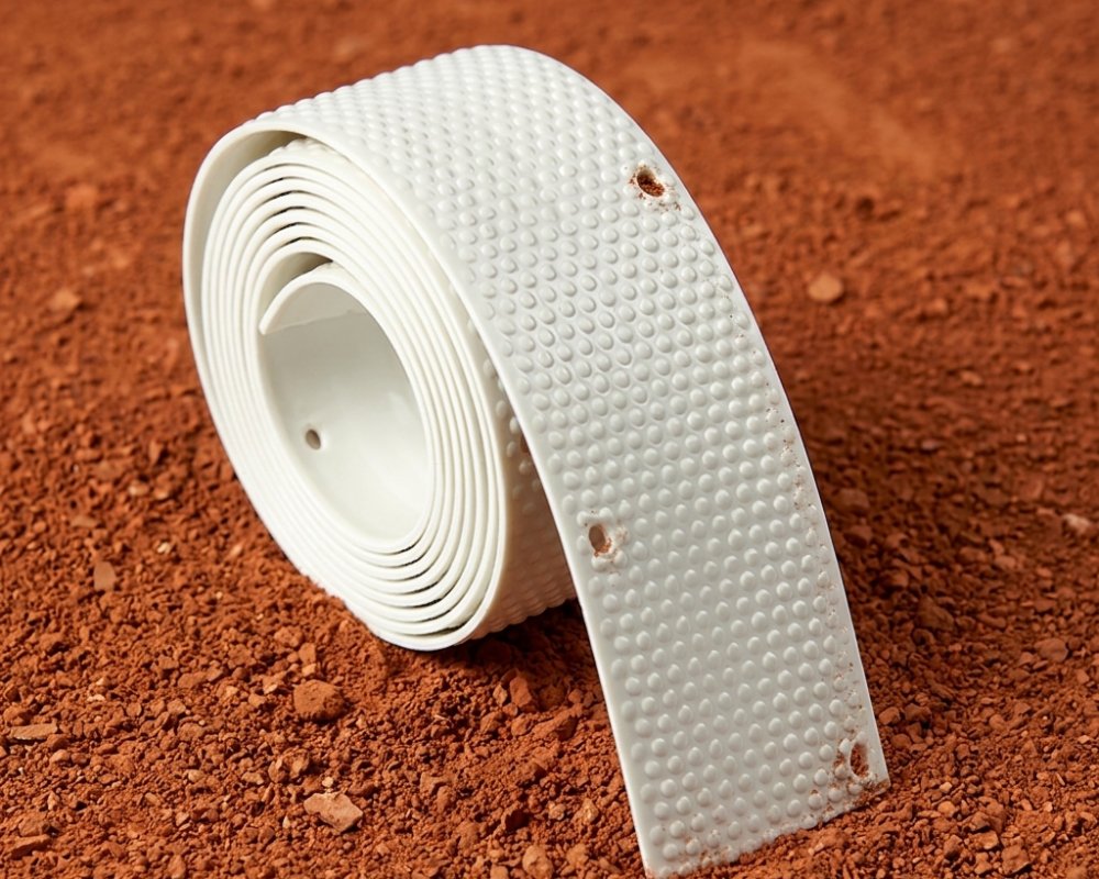 Fleje blanco para demarcación de cancha de tenis de polvo de ladrillo, fabricado por G&Q