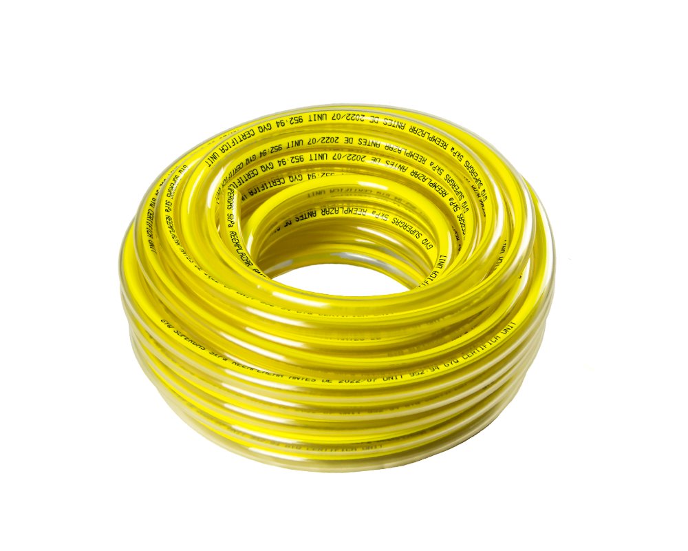 Caño flexible para supergás fabricado por G&Q, bajo norma UNIT