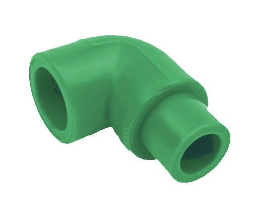 Codo 90° macho-hembra PPR para termofusión fabricado por G&Q