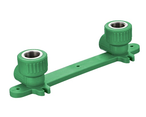 Puente inserto hembra 15 cm PPR con inserto metálico para termofusión fabricado por G&Q