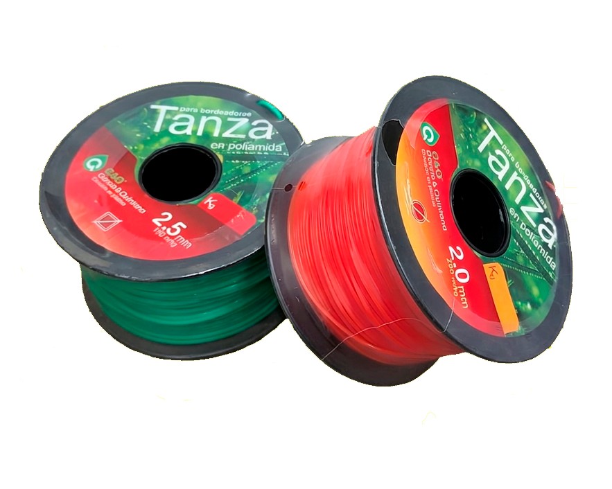 Tanza para bordeadora en poliamida fabricada por G&Q